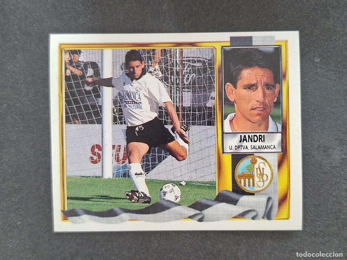 Cromos de f&uacute;tbol: L3 JANDRI U. D. SALAMANCA LIGA ESTE 1995 1996 95 96 NUNCA PEGADO SIN PEGAR