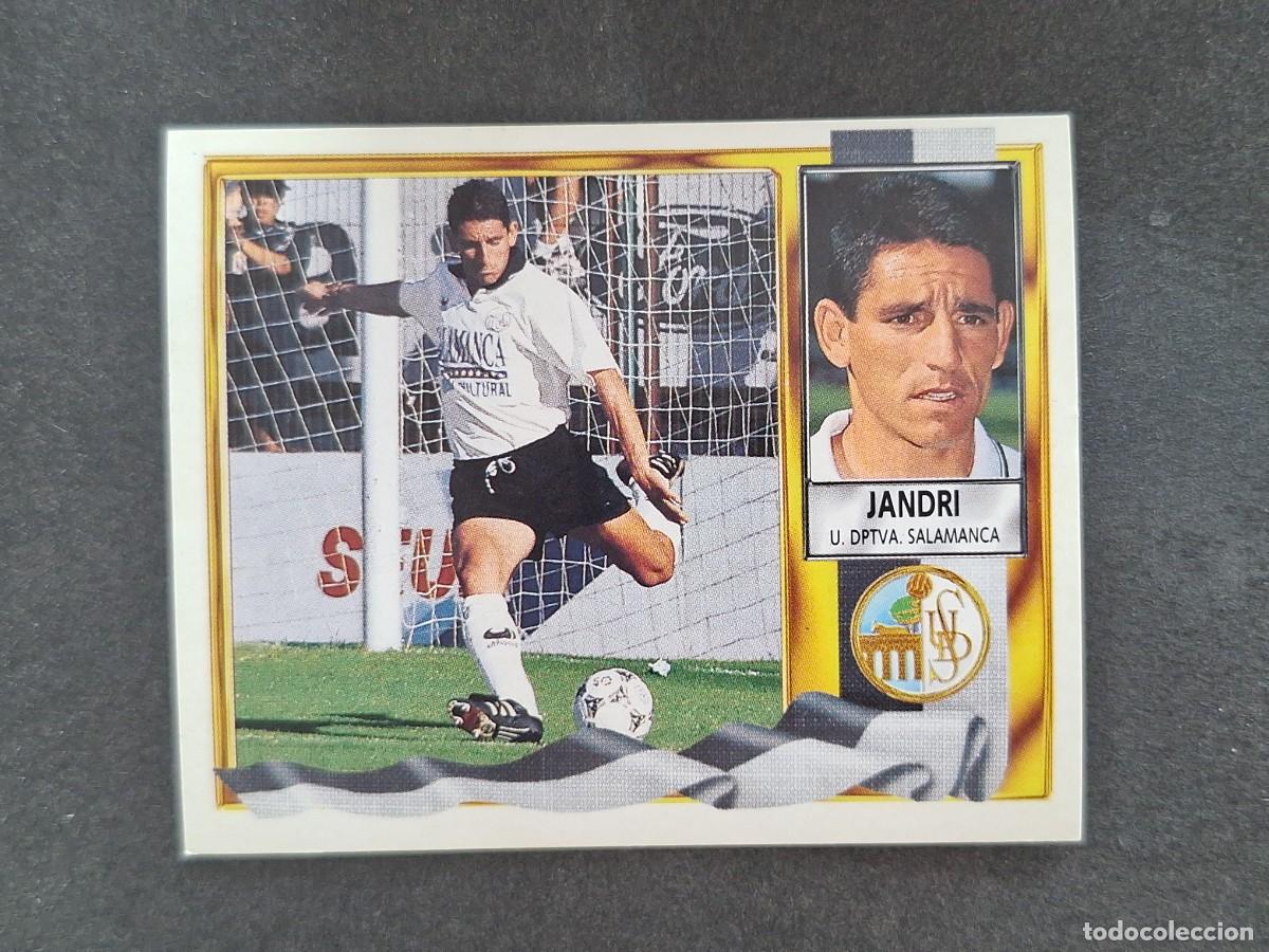 Cromos de f&uacute;tbol: L3 JANDRI U. D. SALAMANCA LIGA ESTE 1995 1996 95 96 NUNCA PEGADO SIN PEGAR