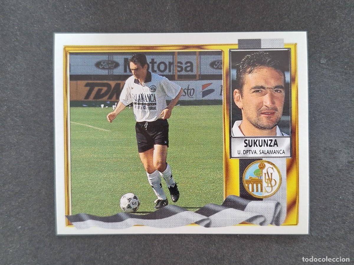 Cromos de f&uacute;tbol: L3 SUKUNZA U. D. SALAMANCA LIGA ESTE 1995 1996 95 96 NUNCA PEGADO SIN PEGAR