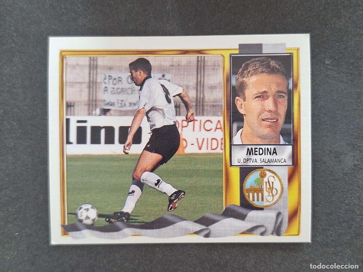 Cromos de f&uacute;tbol: L3 MEDINA U. D. SALAMANCA LIGA ESTE 1995 1996 95 96 NUNCA PEGADO SIN PEGAR