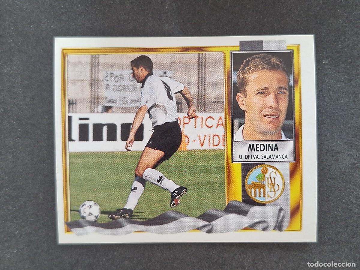 Cromos de f&uacute;tbol: L3 MEDINA U. D. SALAMANCA LIGA ESTE 1995 1996 95 96 NUNCA PEGADO SIN PEGAR