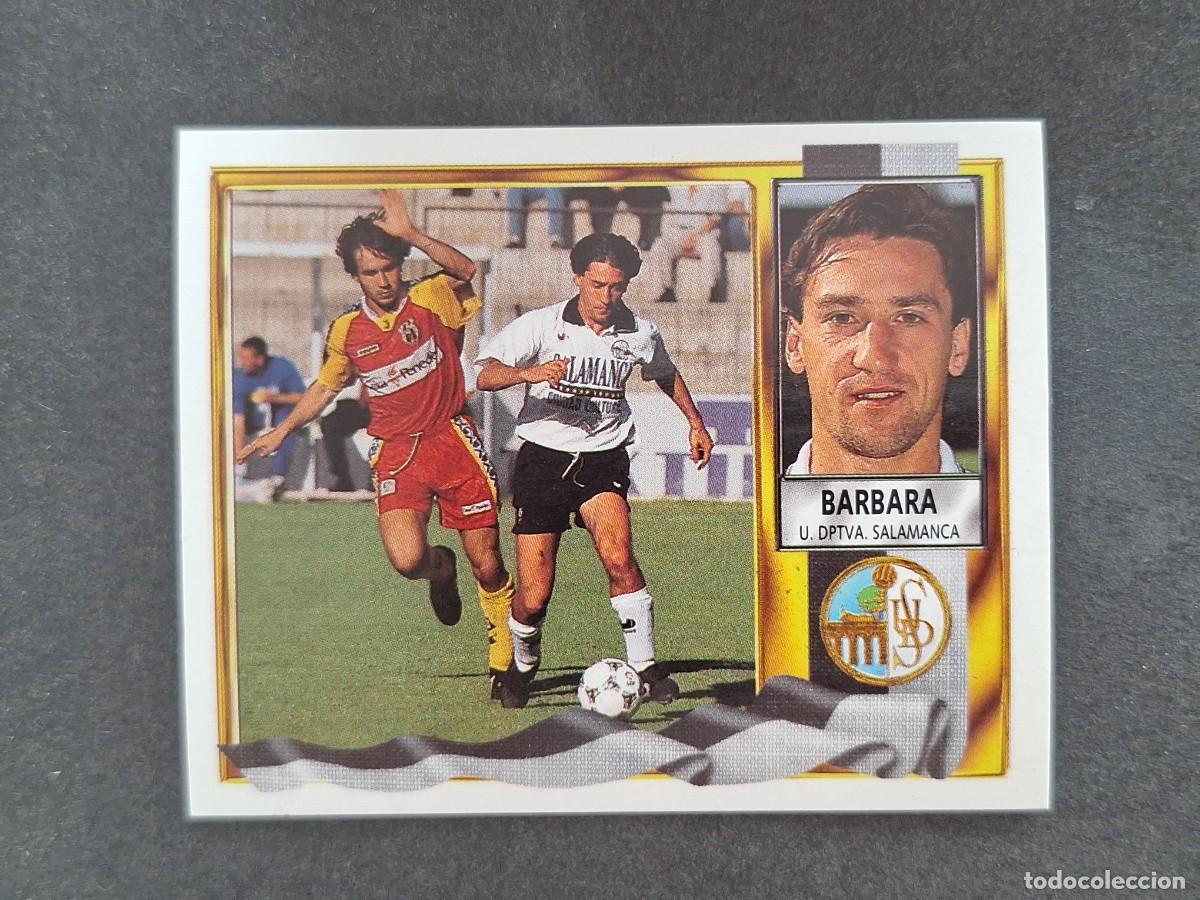 Cromos de f&uacute;tbol: L3 BARBARA U. D. SALAMANCA LIGA ESTE 1995 1996 95 96 NUNCA PEGADO SIN PEGAR