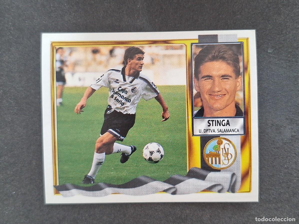 Cromos de f&uacute;tbol: L3 STINGA U. D. SALAMANCA LIGA ESTE 1995 1996 95 96 NUNCA PEGADO SIN PEGAR