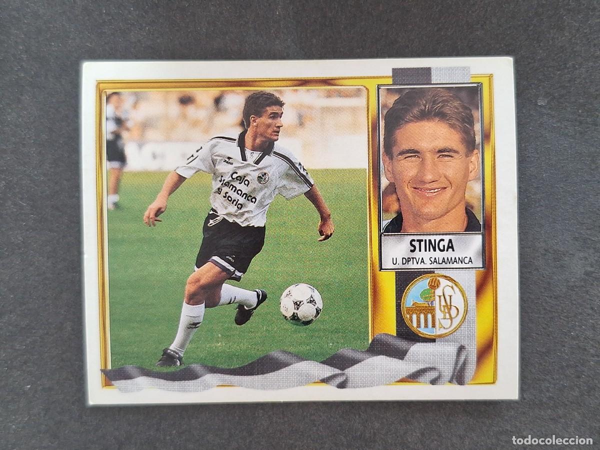 Cromos de f&uacute;tbol: L3 STINGA U. D. SALAMANCA LIGA ESTE 1995 1996 95 96 NUNCA PEGADO SIN PEGAR