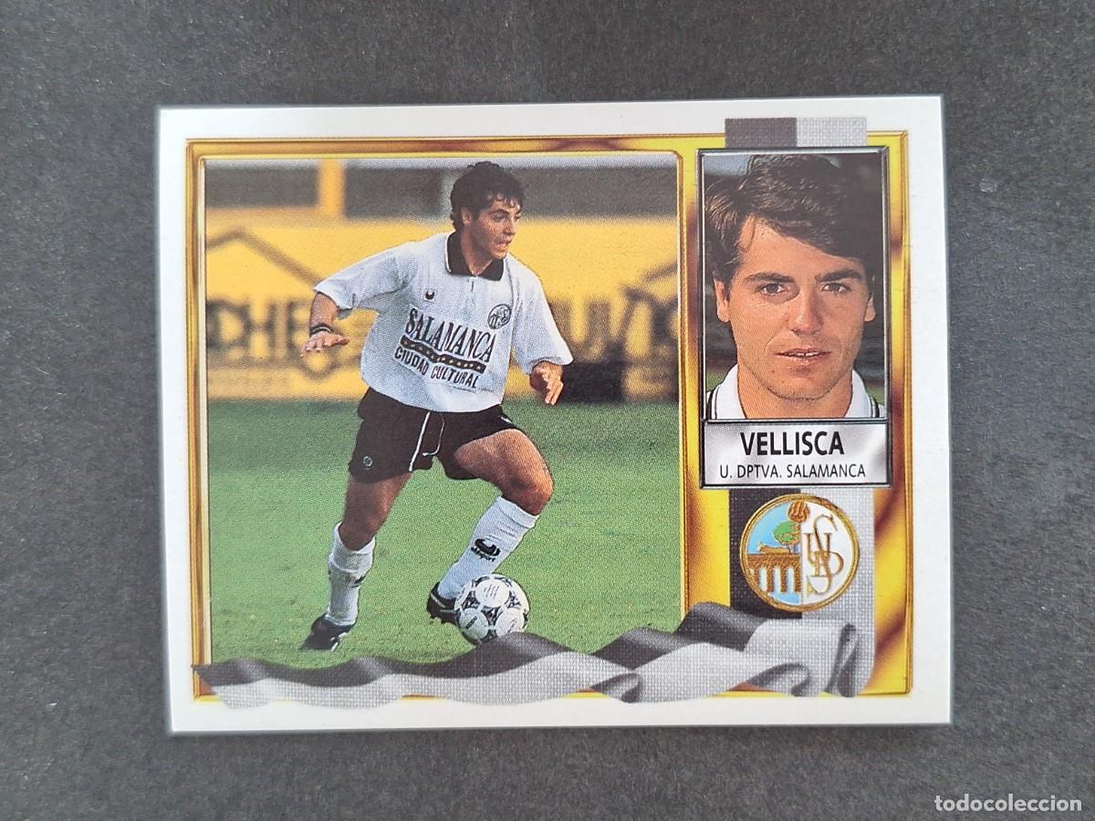 Cromos de f&uacute;tbol: L3 VELLISCA U. D. SALAMANCA LIGA ESTE 1995 1996 95 96 NUNCA PEGADO SIN PEGAR