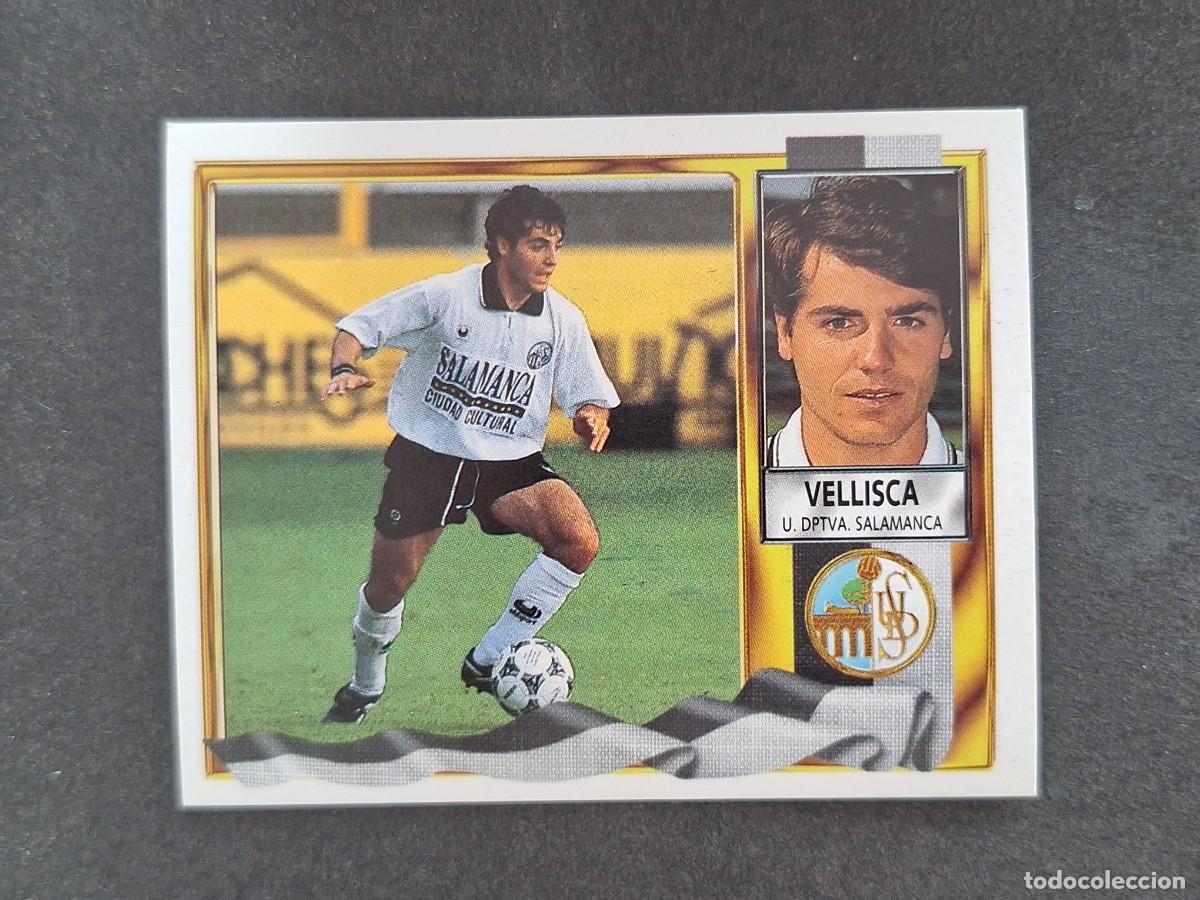 Cromos de f&uacute;tbol: L3 VELLISCA U. D. SALAMANCA LIGA ESTE 1995 1996 95 96 NUNCA PEGADO SIN PEGAR
