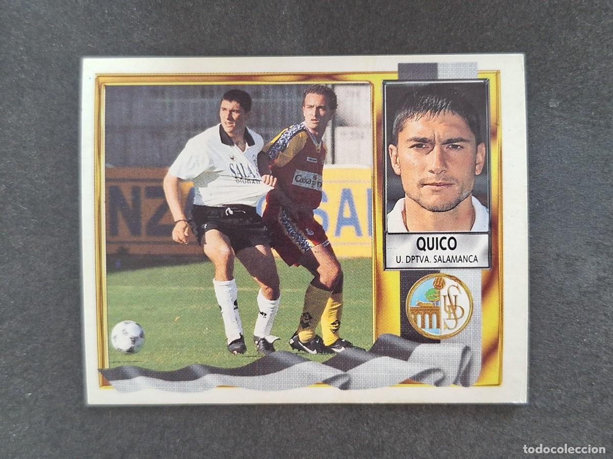 Cromos de f&uacute;tbol: L3 QUICO U. D. SALAMANCA LIGA ESTE 1995 1996 95 96 NUNCA PEGADO SIN PEGAR