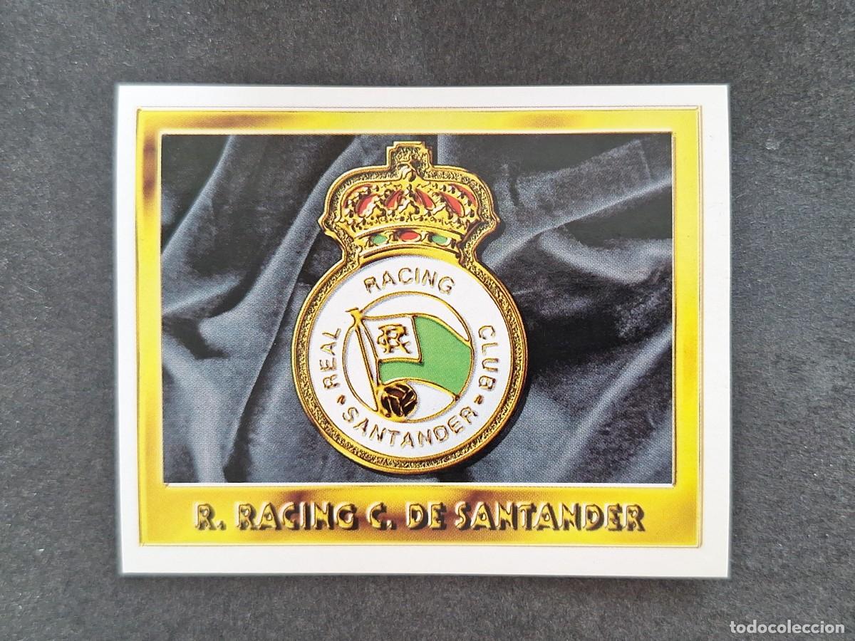 Cromos de f&uacute;tbol: L3 ESCUDO RACING DE SANTANDER LIGA ESTE 1995 1996 95 96 NUNCA PEGADO SIN PEGAR