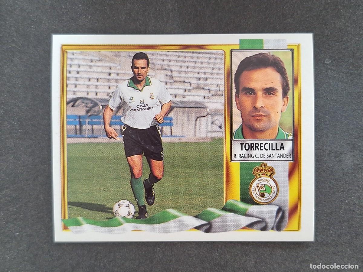 Cromos de f&uacute;tbol: L3 TORRECILLA RACING DE SANTANDER LIGA ESTE 1995 1996 95 96 NUNCA PEGADO SIN PEGAR