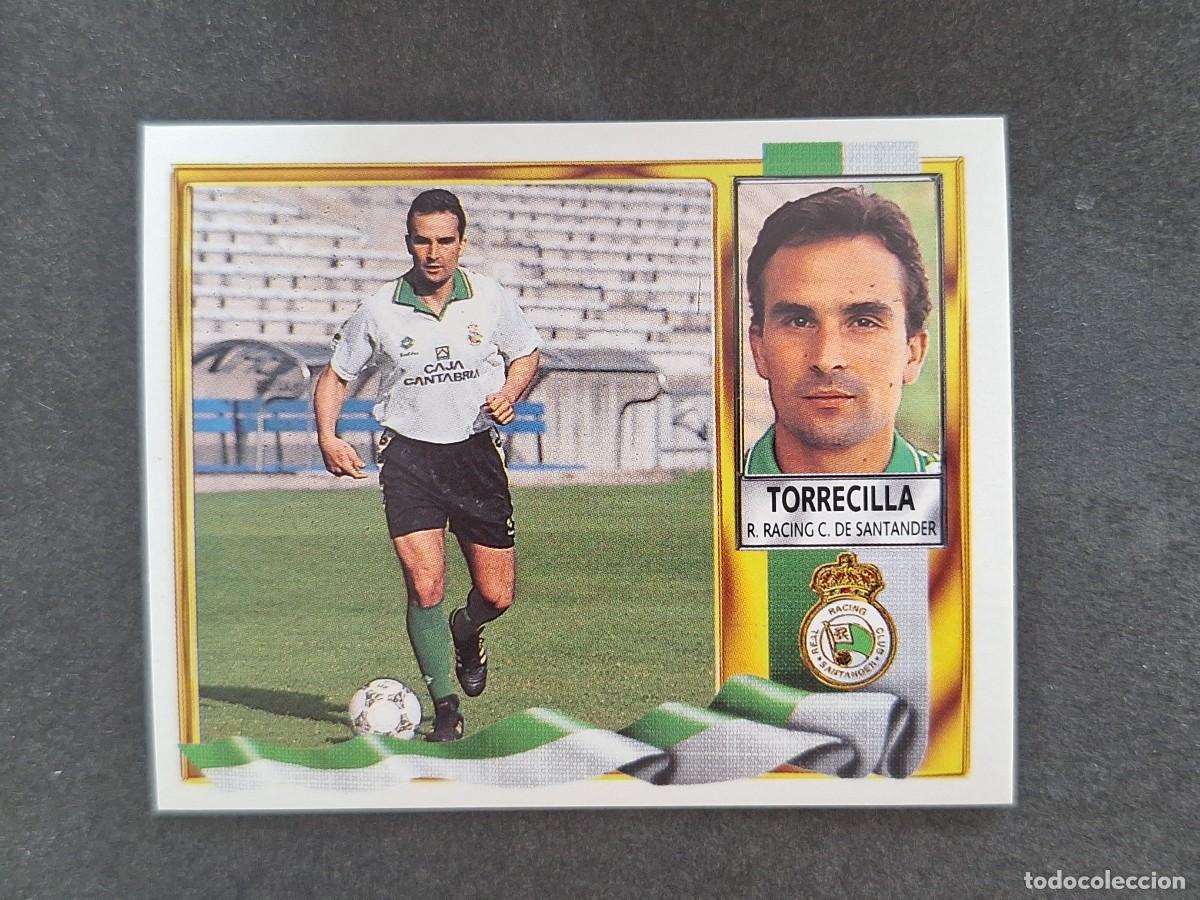Cromos de f&uacute;tbol: L3 TORRECILLA RACING DE SANTANDER LIGA ESTE 1995 1996 95 96 NUNCA PEGADO SIN PEGAR