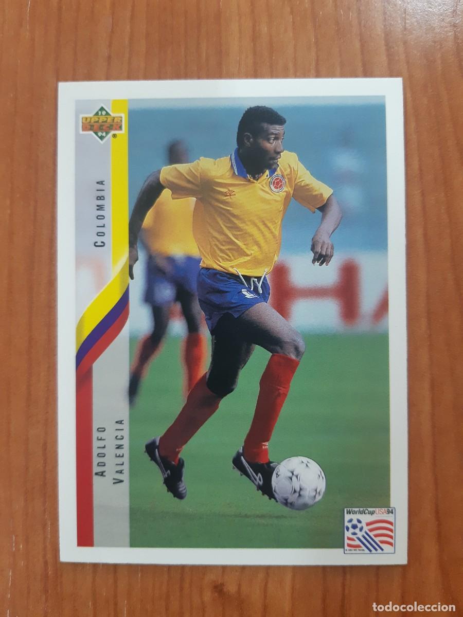 Figurine di Calcio: N&deg;55 ADOLFO &rdquo;TREN&rdquo; VALENCIA COLOMBIA WORLD CUP USA 94 UPPER DECK 1994