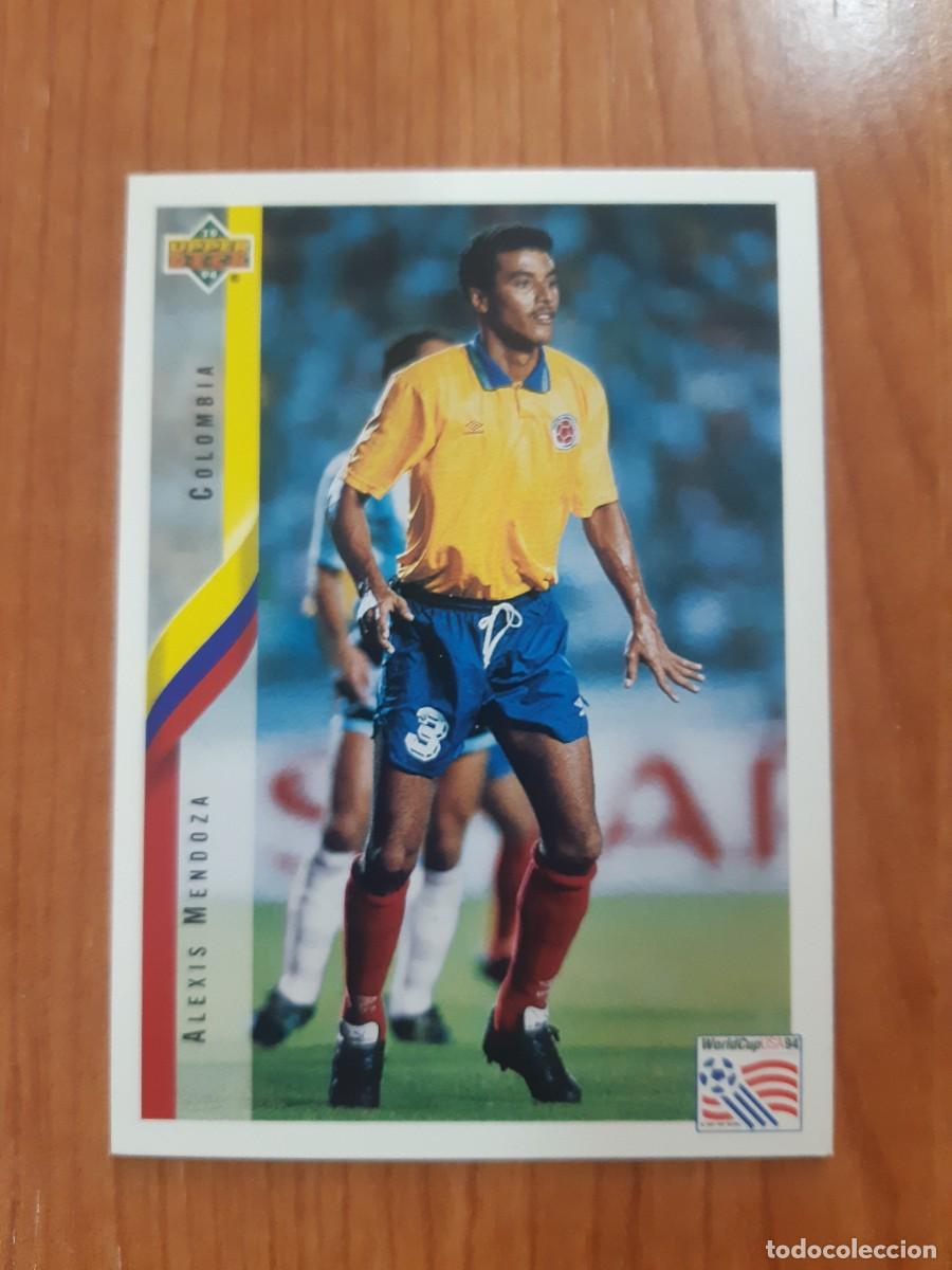 Cromos de f&uacute;tbol: N&deg;51 ALEXIS MENDOZA COLOMBIA WORLD CUP USA 94 UPPER DECK 1994