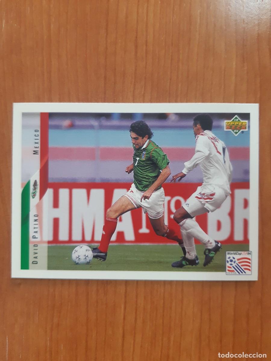 Cromos de f&uacute;tbol: N&deg;36 DAVID PATINO MEXICO WORLD CUP USA 94 UPPER DECK 1994