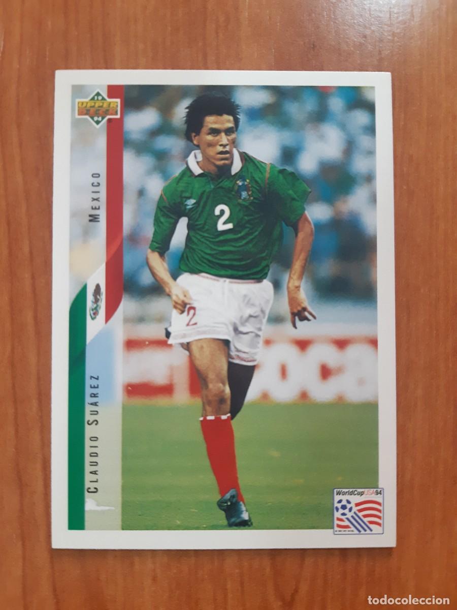 Cromos de f&uacute;tbol: N&deg;31 CLAUDIO SU&Aacute;REZ MEXICO WORLD CUP USA 94 UPPER DECK 1994