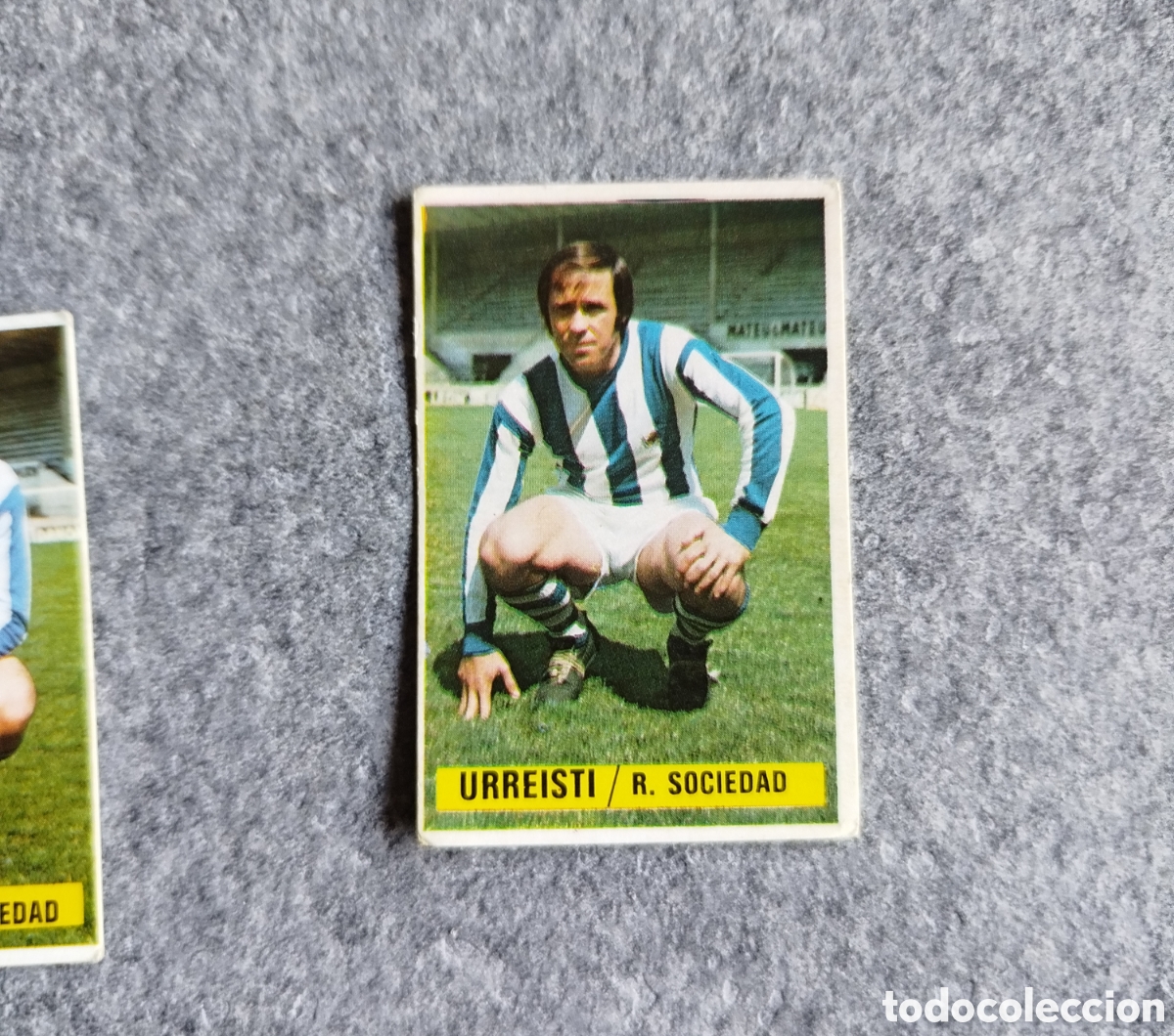 Cromos de f&uacute;tbol: SIN PEGAR URREISTI REAL SOCIEDAD 74 75 1974 1975 EDICIONES ESTE CROMO NUEVO NUNCA PEGADO