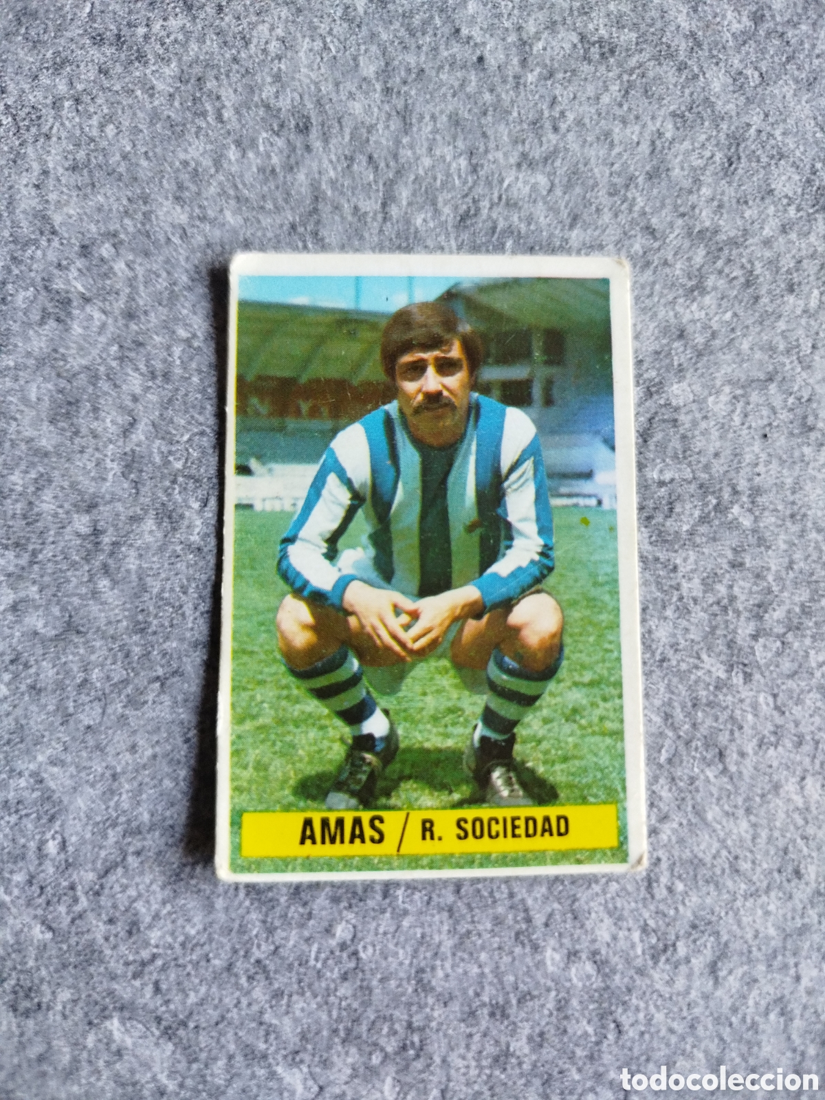 Cromos de f&uacute;tbol: SIN PEGAR AMAS REAL SOCIEDAD 74 75 1974 1975 EDICIONES ESTE CROMO NUEVO NUNCA PEGADO