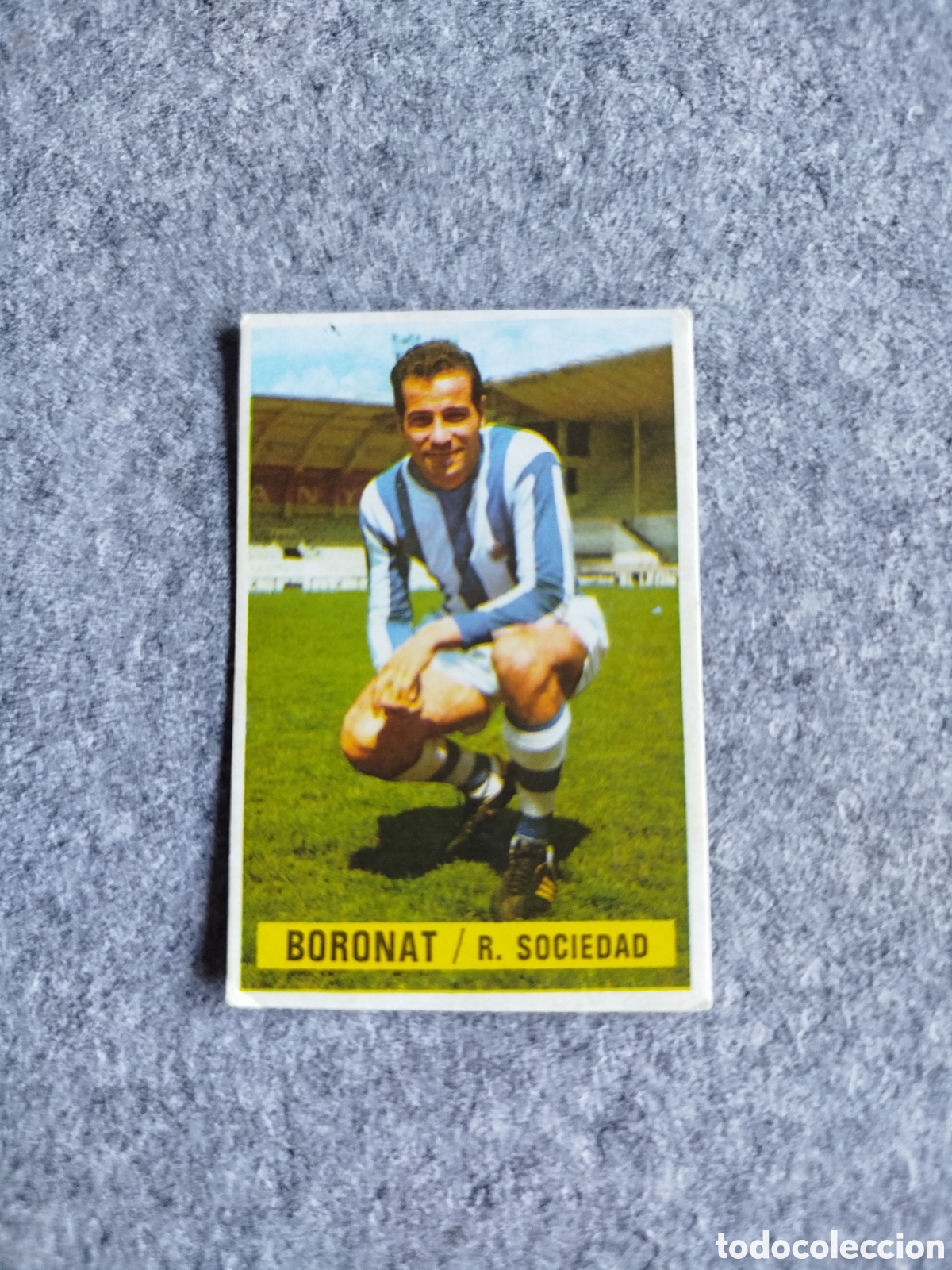 Cromos de f&uacute;tbol: SIN PEGAR BORONAT REAL SOCIEDAD 74 75 1974 1975 EDICIONES ESTE CROMO NUEVO NUNCA PEGADO