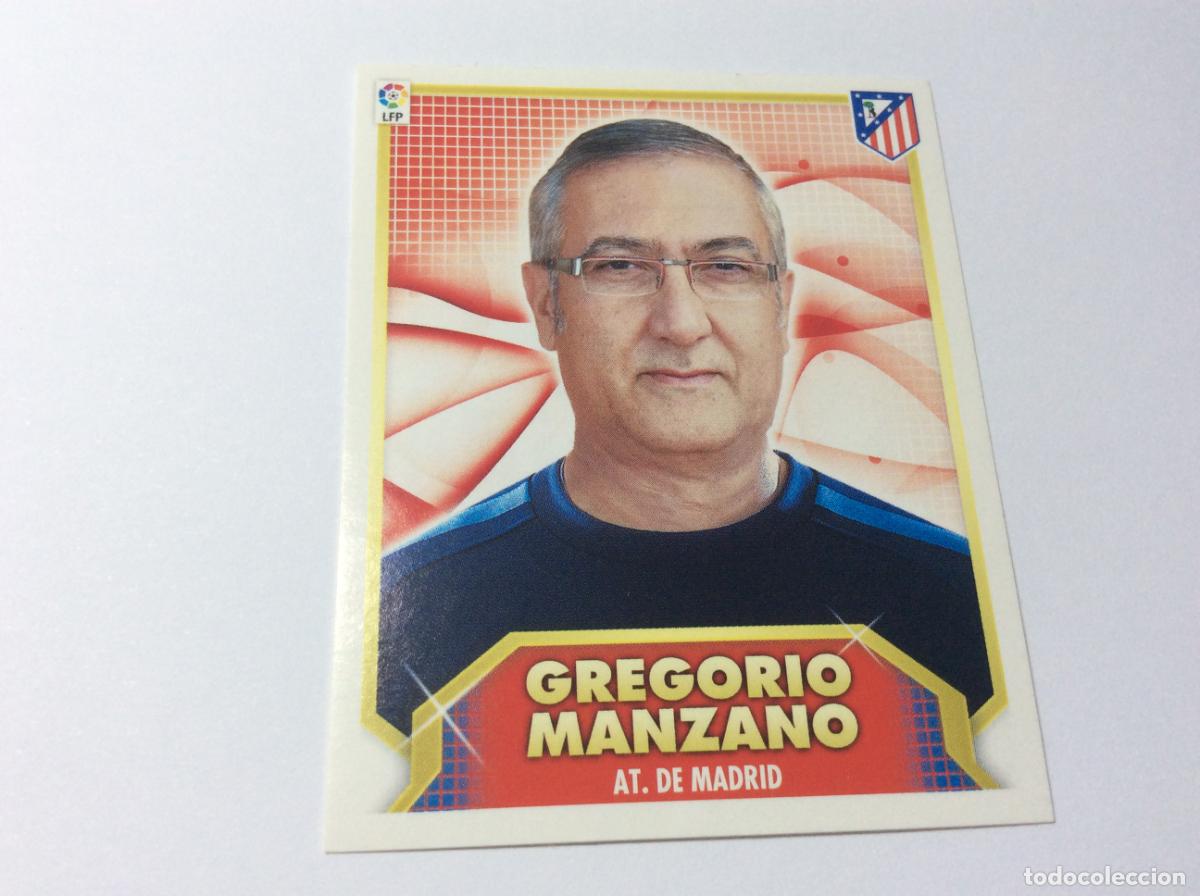 Cromos de f&uacute;tbol: Entrenador Gregorio Manzano Atl&eacute;tico Madrid Este 2011 2012 11 12 Panini