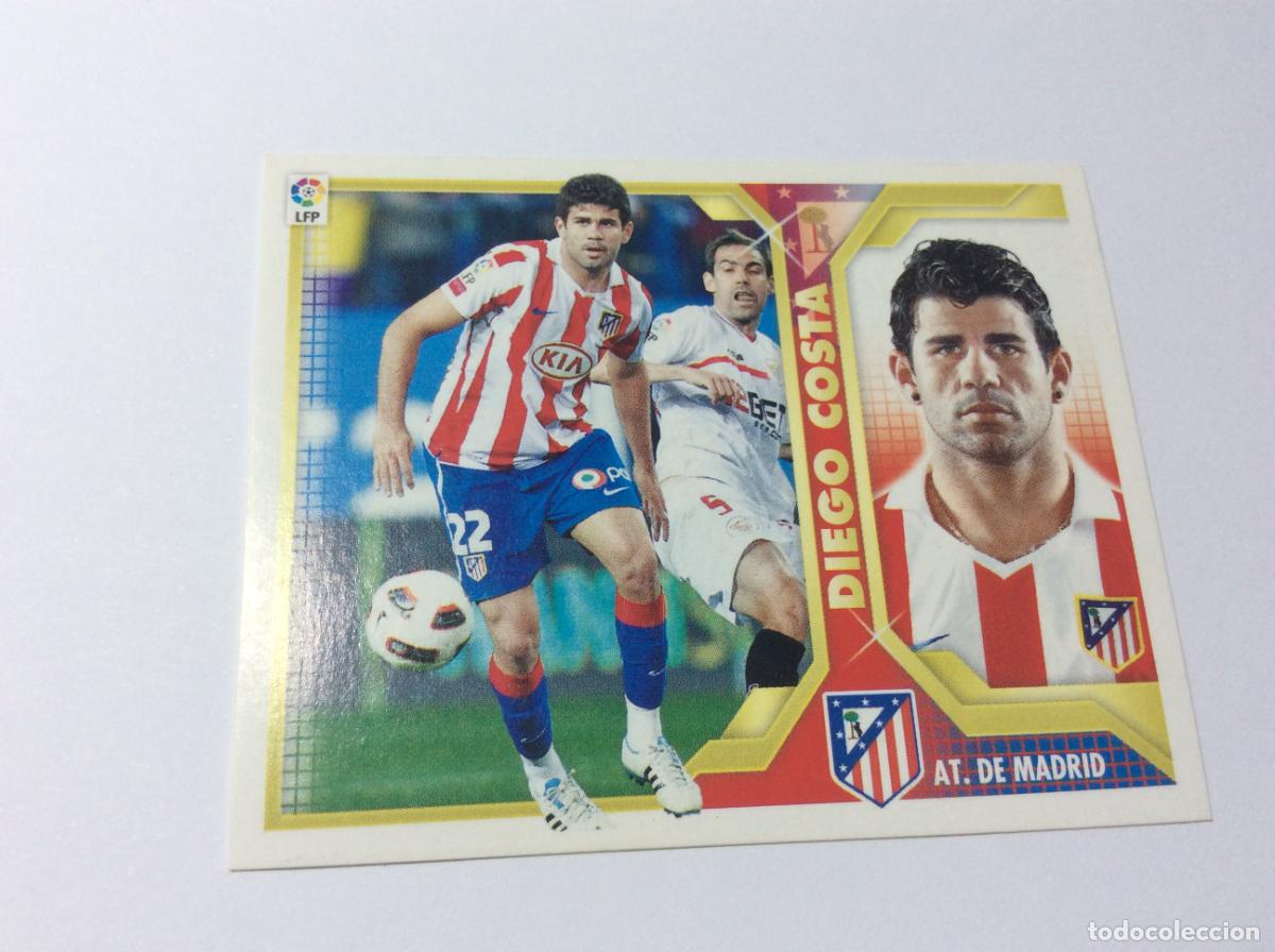 Cromos de f&uacute;tbol: Diego Costa Atl&eacute;tico Madrid Este 2011 2012 11 12 Panini