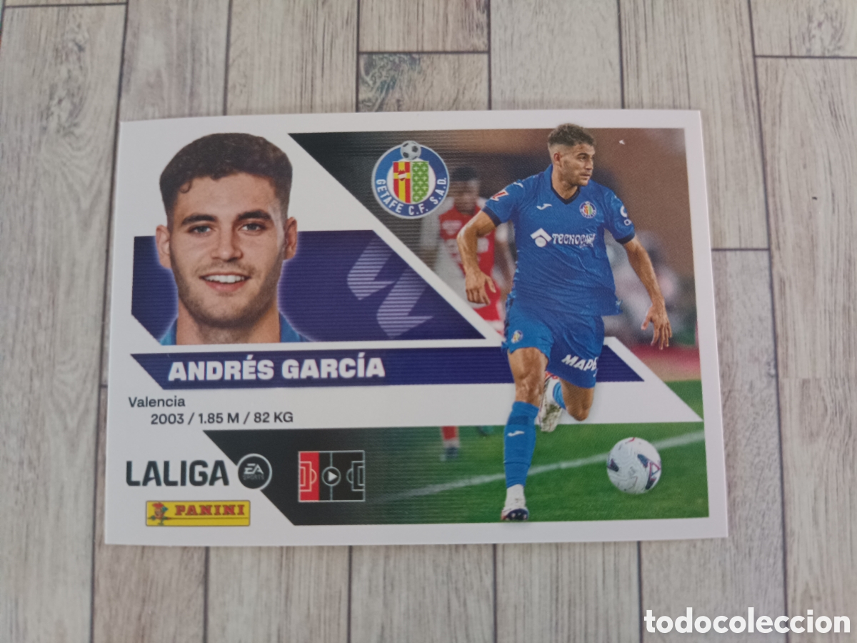 Cromos de f&uacute;tbol: 18 ANDRES GARC&Iacute;A &Uacute;LTIMOS FICHAJES GETAFE LIGA ESTE 2026 2027 PANINI 26 27
