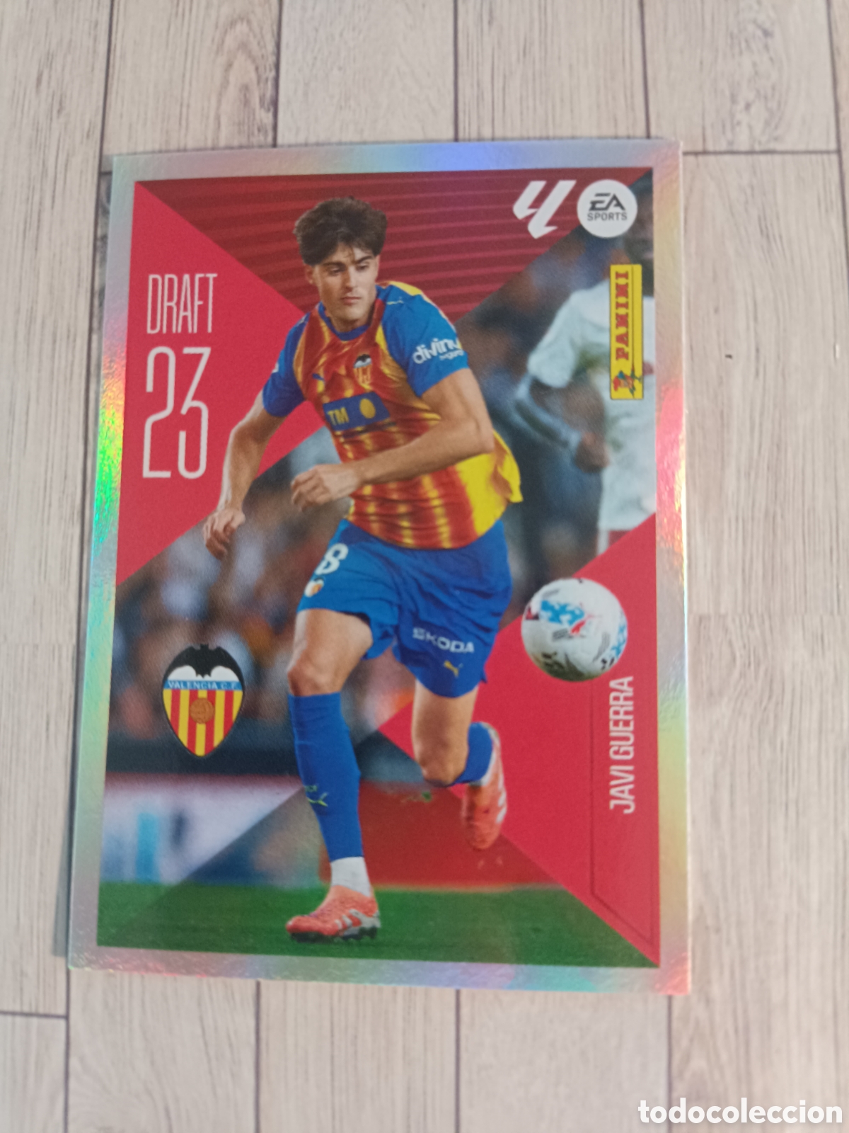 Cromos de f&uacute;tbol: 12 JAVI GUERRA VALENCIA DRAFT 23 LIGA ESTE 2026 2027 PANINI 26 27