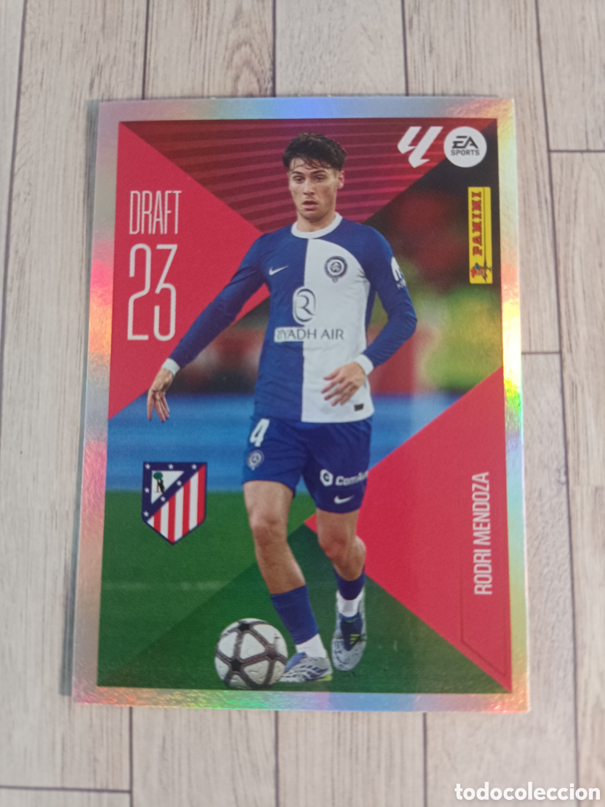 Cromos de f&uacute;tbol: 21 RODRI MENDOZA ATL&Eacute;TICO DE MADRID DRAFT 23 LIGA ESTE 2026 2027 PANINI 26 27