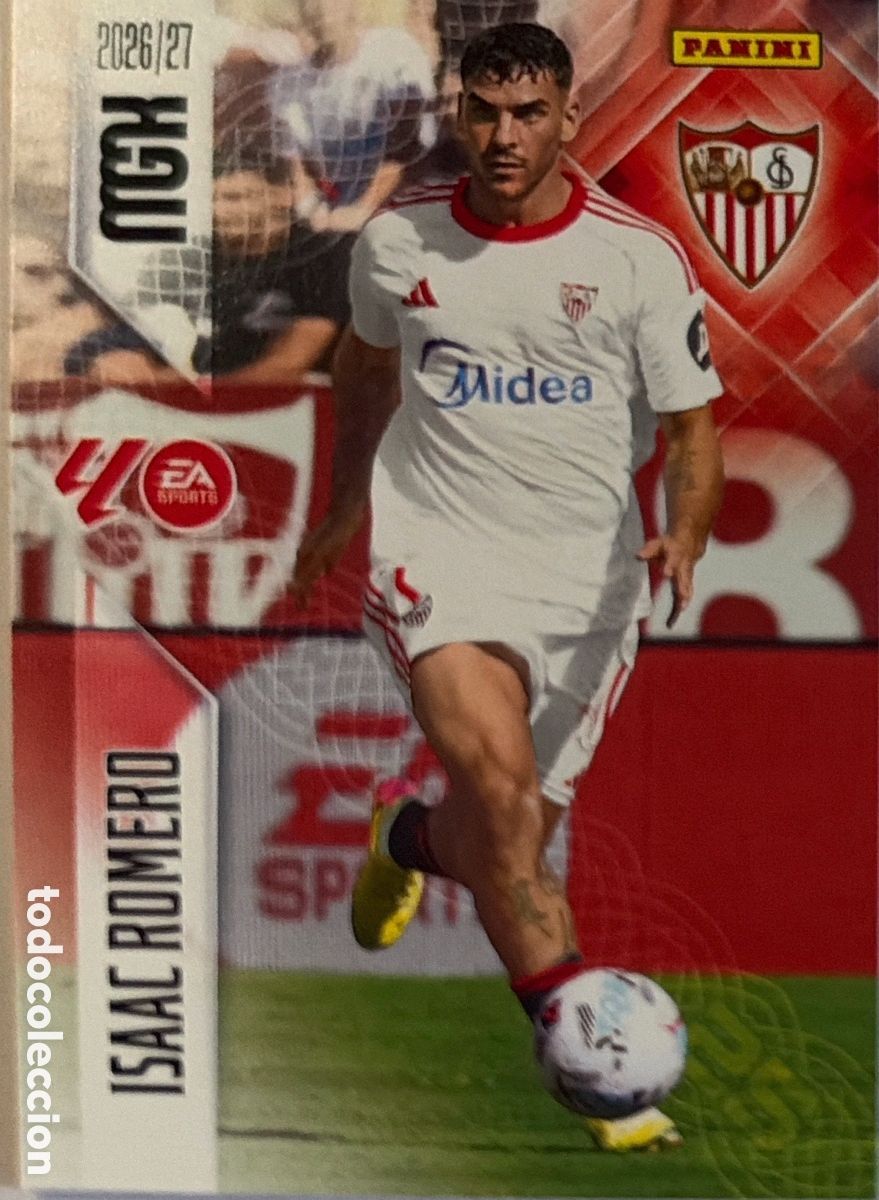 Cromos de f&uacute;tbol: 342 Isaac Romero (SEVILLA) - MEGACRACKS 2026/27 (PANINI)