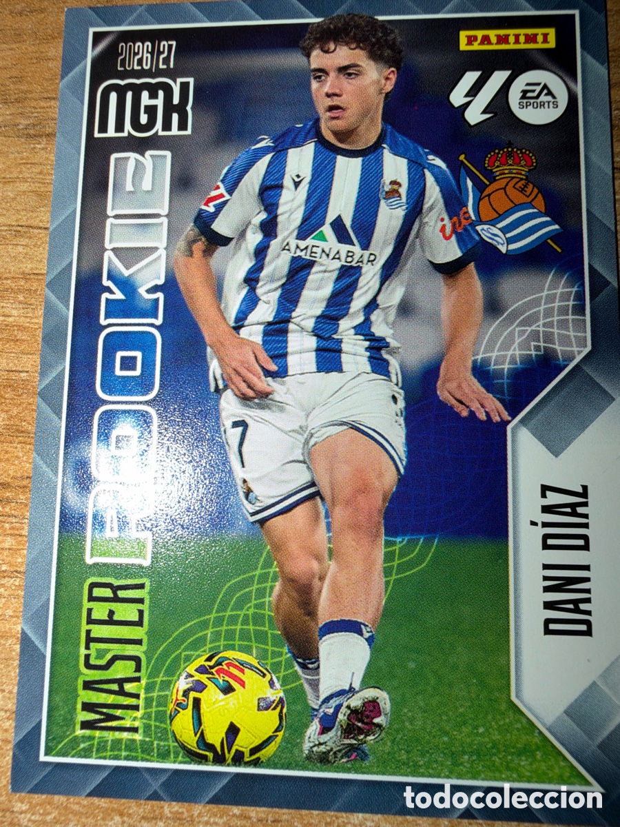 Cromos de Futebol: 411 Dani D&iacute;az -MASTER ROOKIE - (R. SOCIEDAD) - MEGACRACKS 2026/27 (PANINI)