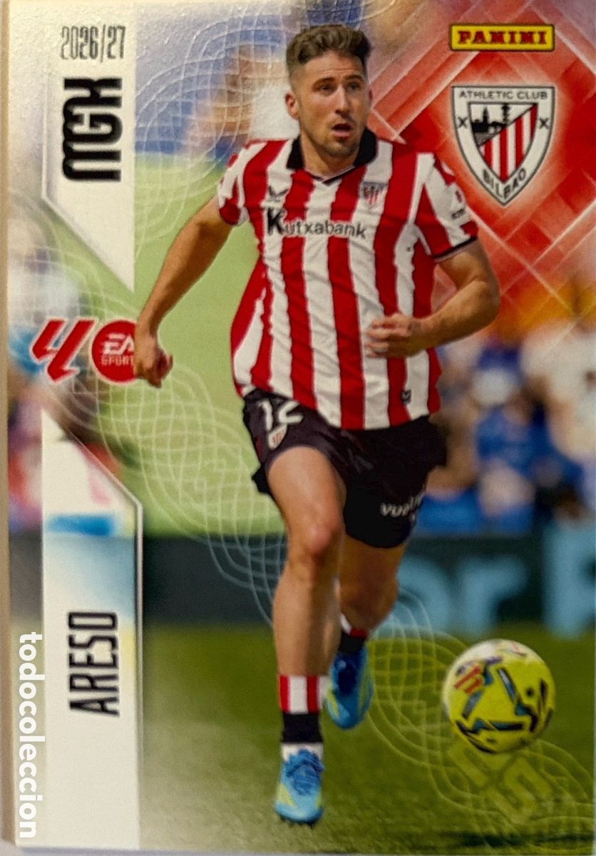 Cromos de Futebol: 40 Areso (ATHL. BILBAO) - MEGACRACKS 2026/27 (PANINI)