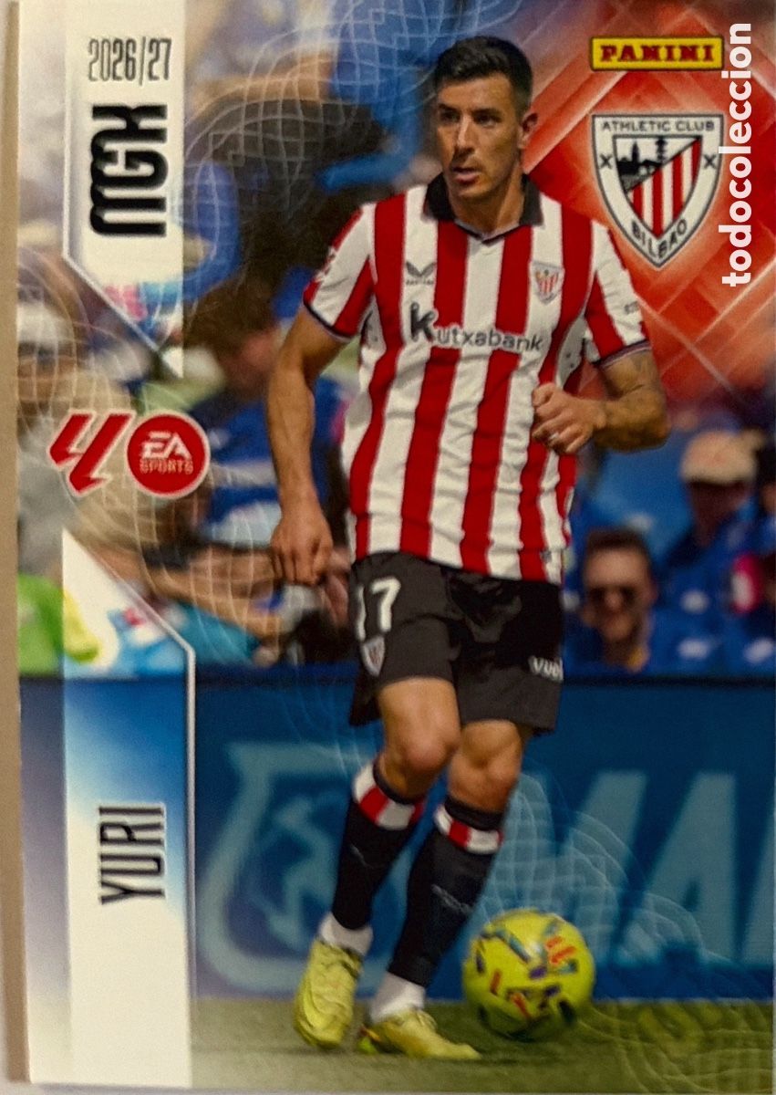 Cromos de Futebol: 44 Yuri (ATHL. BILBAO) - MEGACRACKS 2026/27 (PANINI)
