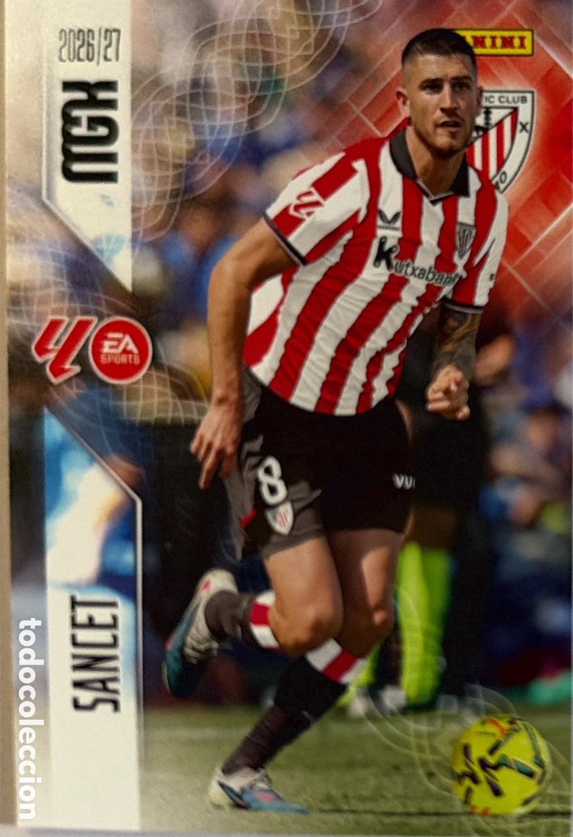 Cromos de Futebol: 48 Sancet (ATHL. BILBAO) - MEGACRACKS 2026/27 (PANINI)