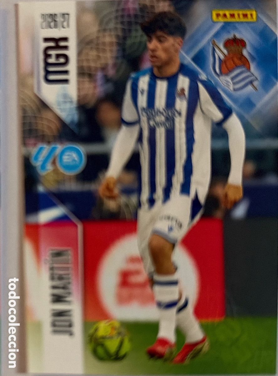 Figurine di Calcio: 311 Jon Mart&iacute;n (R. SOCIEDAD) - MEGACRACKS 2026/27 (PANINI)