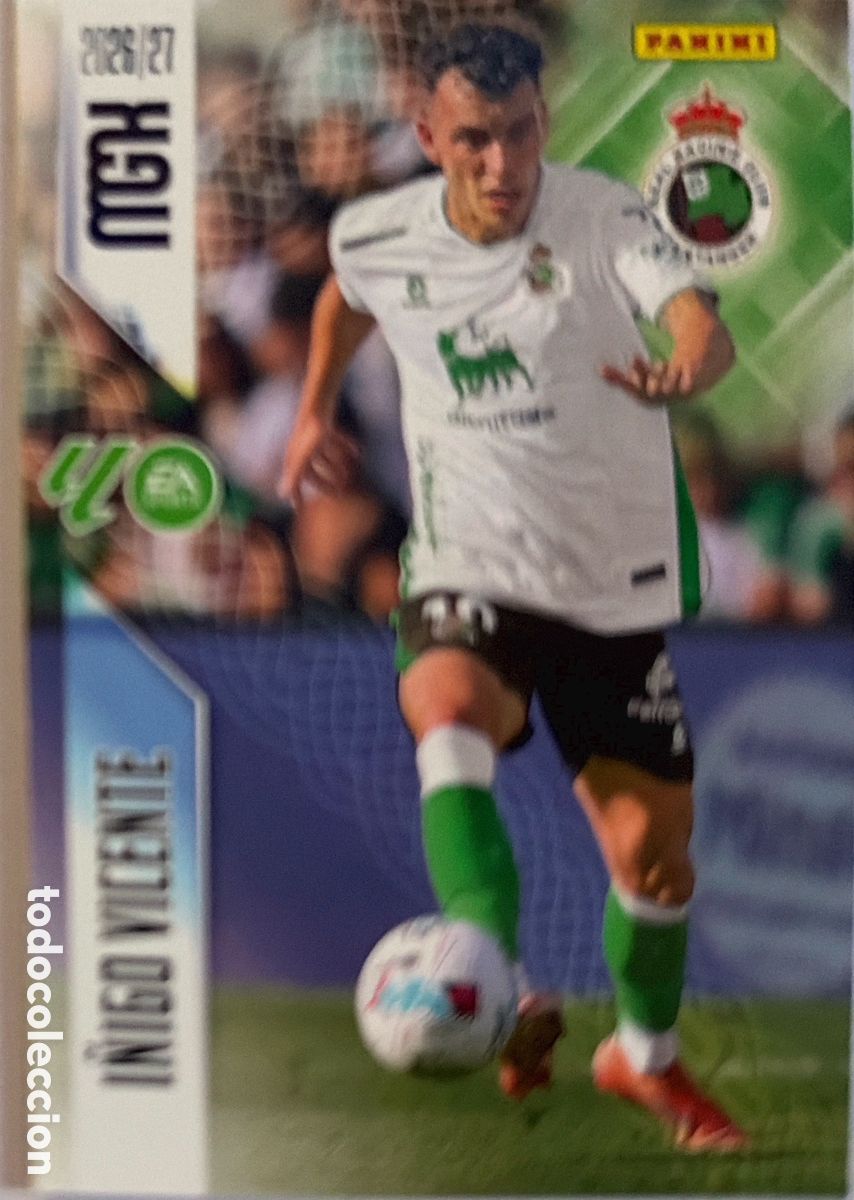 Figurine di Calcio: 288 &Iacute;&ntilde;igo Vicente (RACING SANTANDER) - MEGACRACKS 2026/27 (PANINI)
