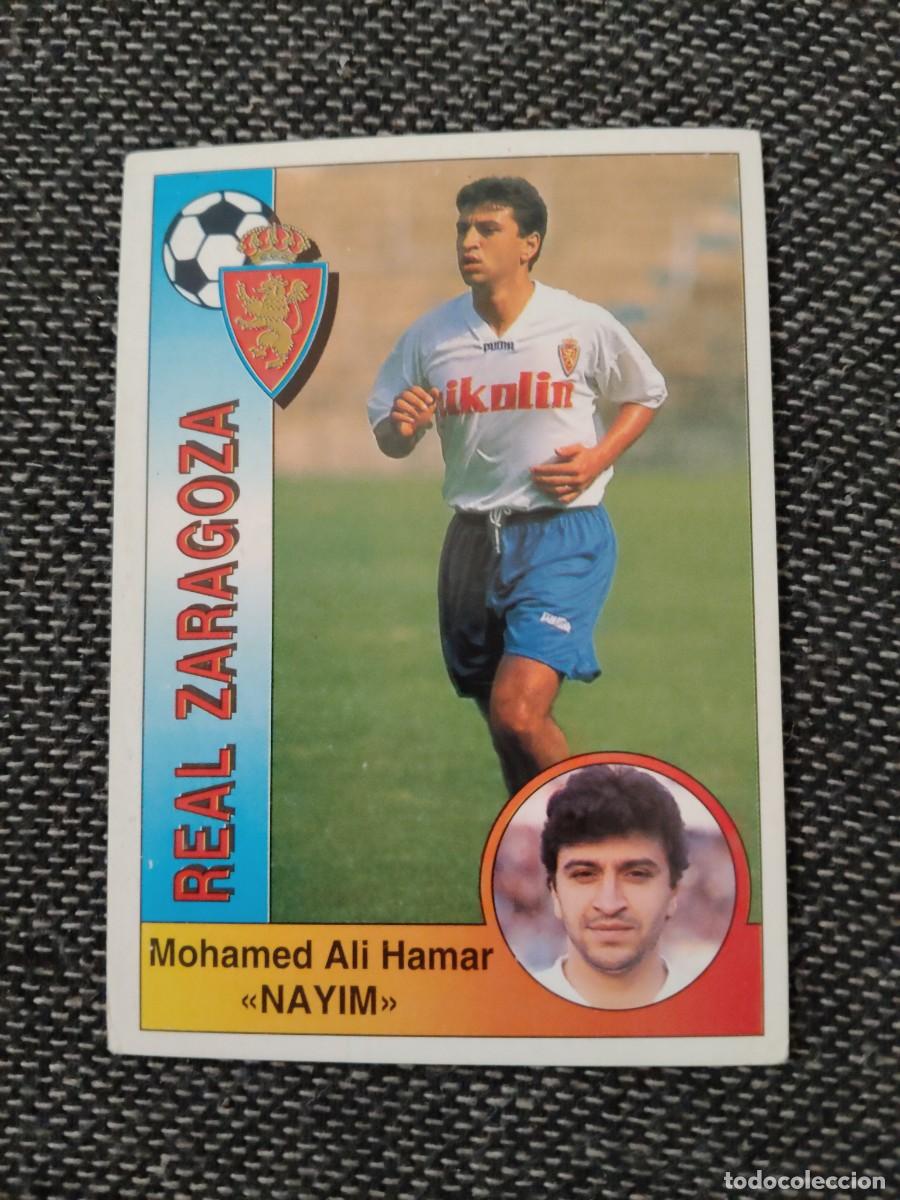 Cromos de f&uacute;tbol: 354 nayim Zaragoza Panini liga 94-95