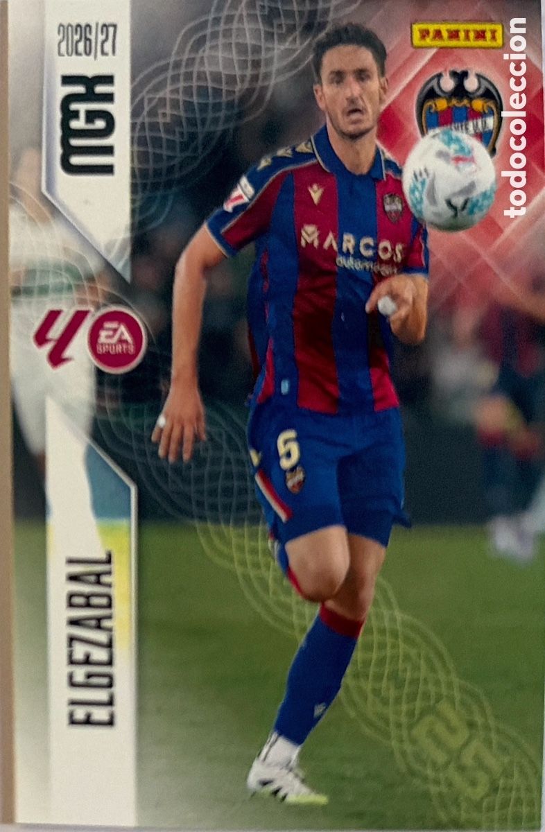 Cromos de f&uacute;tbol: 204 Elgezabal (LEVANTE) - MEGACRACKS 2026/27 (PANINI)