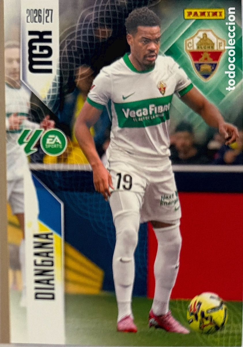 Cromos de f&uacute;tbol: 160 Diangana (ELCHE) - MEGACRACKS 2026/27 (PANINI)