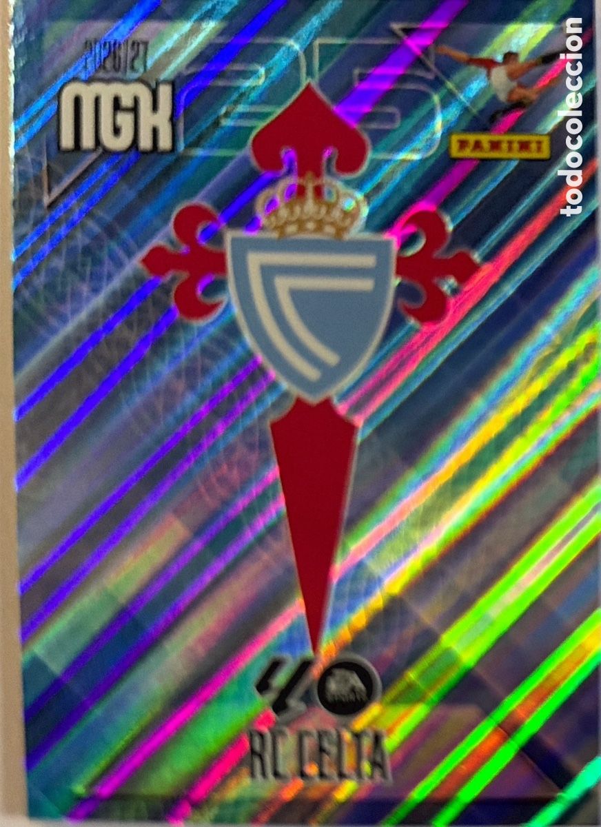 Cromos de f&uacute;tbol: 109 Escudo (R. CELTA) - MEGACRACKS 2026/27 (PANINI)