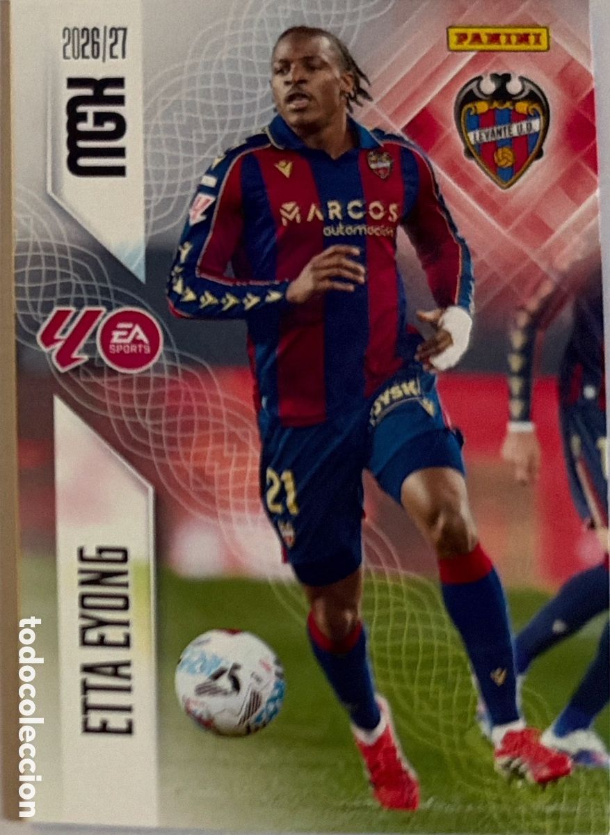 Cromos de f&uacute;tbol: 216 Etta Eyong (LEVANTE) - MEGACRACKS 2026/27 (PANINI)