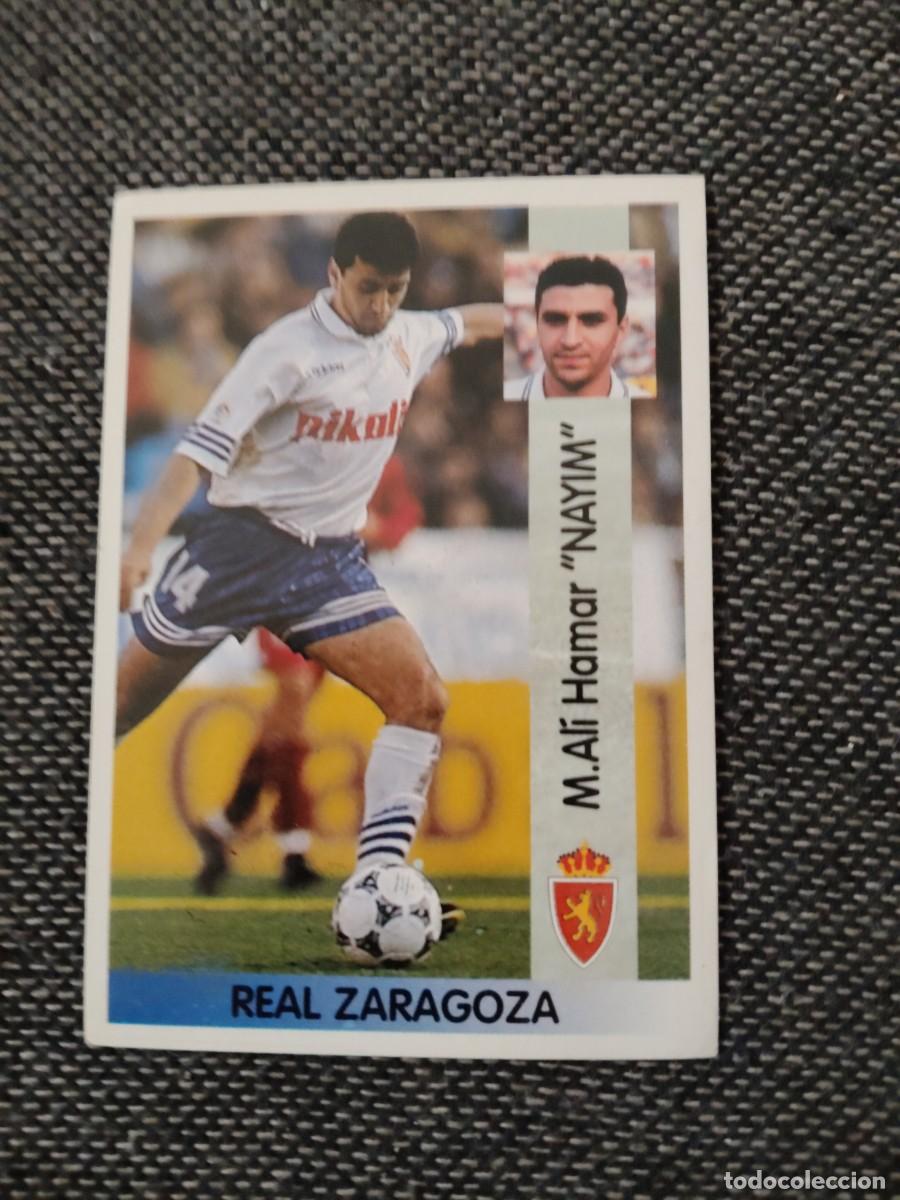 Cromos de f&uacute;tbol: 184 nayim Zaragoza Panini liga 96-97