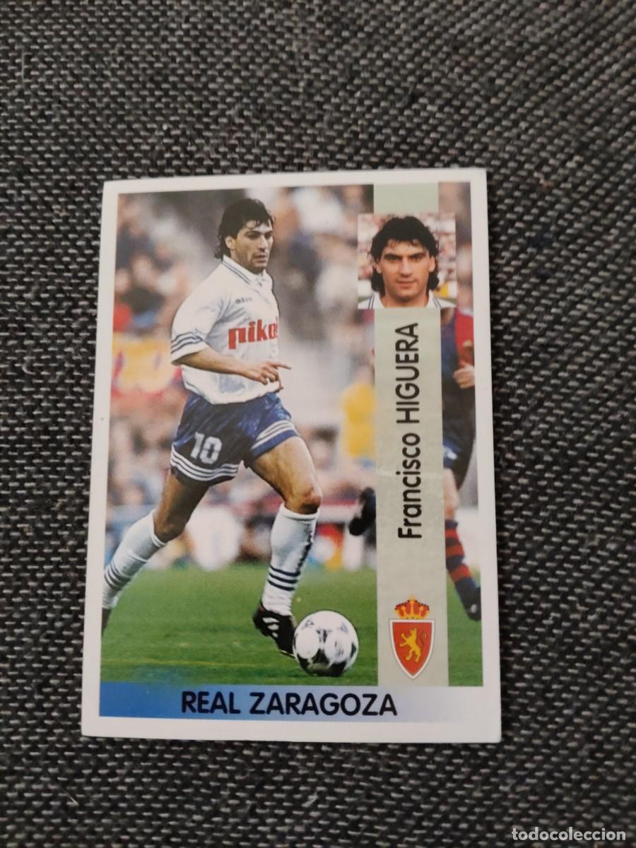 Cromos de f&uacute;tbol: 191 higuera Zaragoza Panini liga 96-97