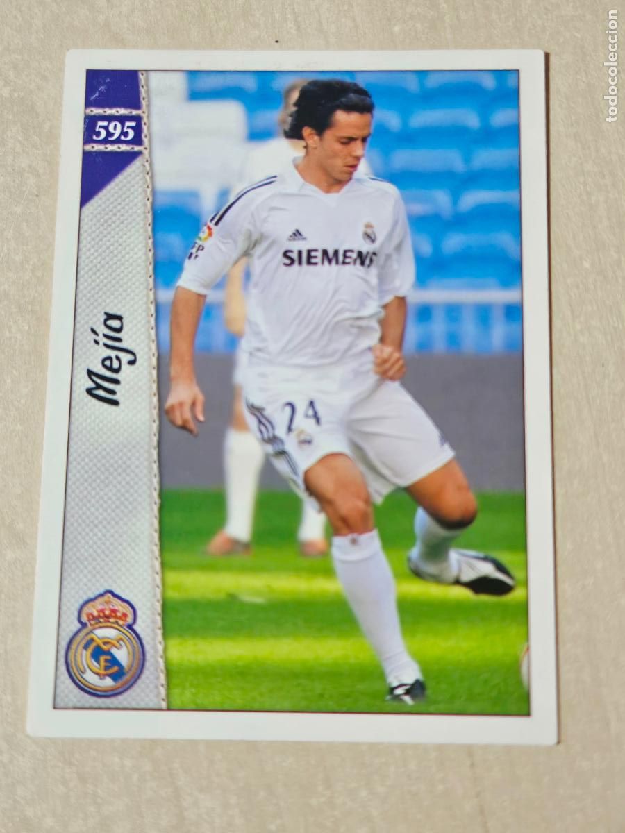 Cromos de f&uacute;tbol: N&ordm; 595 MEJIA - MUNDICROMO - LAS FICHAS DE LA LIGA 2007 - ULTIMO FICHAJE +