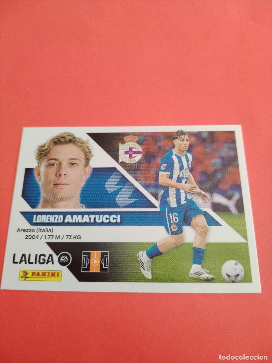 Cromos de f&uacute;tbol: ESTE 2026 2027 FICHAJE N 22 AMATUCCI DEL DEPORTIVO