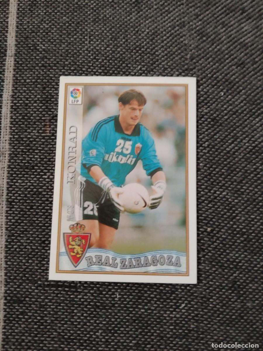 Cromos de f&uacute;tbol: 278 konrad Zaragoza mundicromo liga 97-98