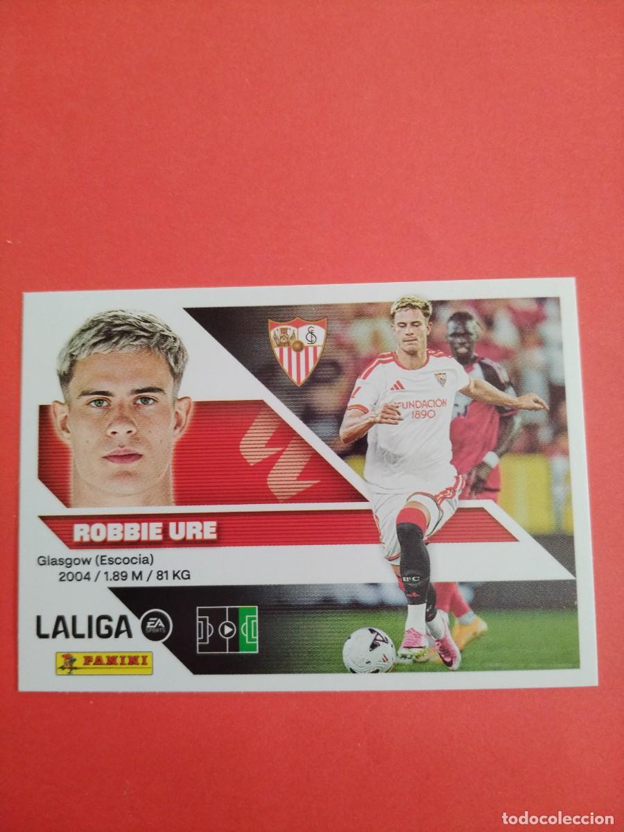 Cromos de f&uacute;tbol: ESTE 2026 2027 FICHAJE N 25 ROBBIE URE DEL SEVILLA