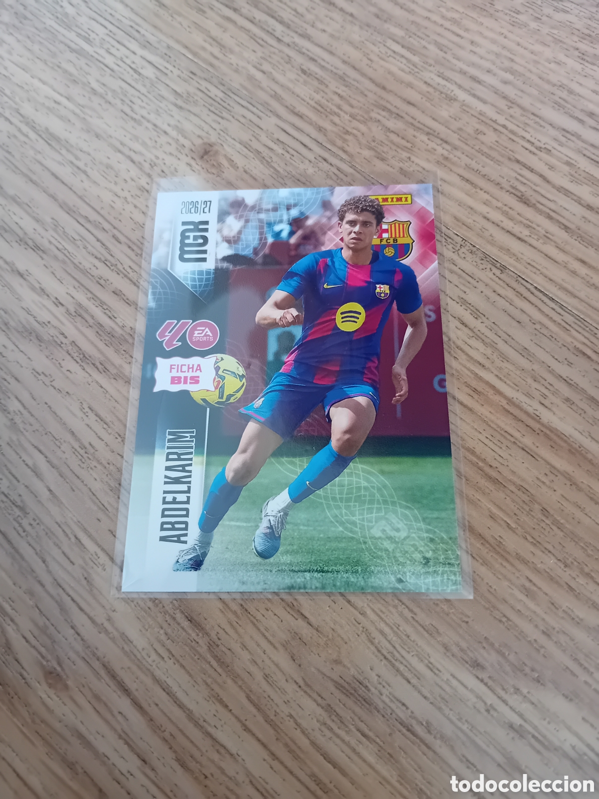 Cromos de f&uacute;tbol: Abdelkarim 90 bis Rookie Barcelona 26 27 2026 2027 Megacracks MGK Panini Nuevo
