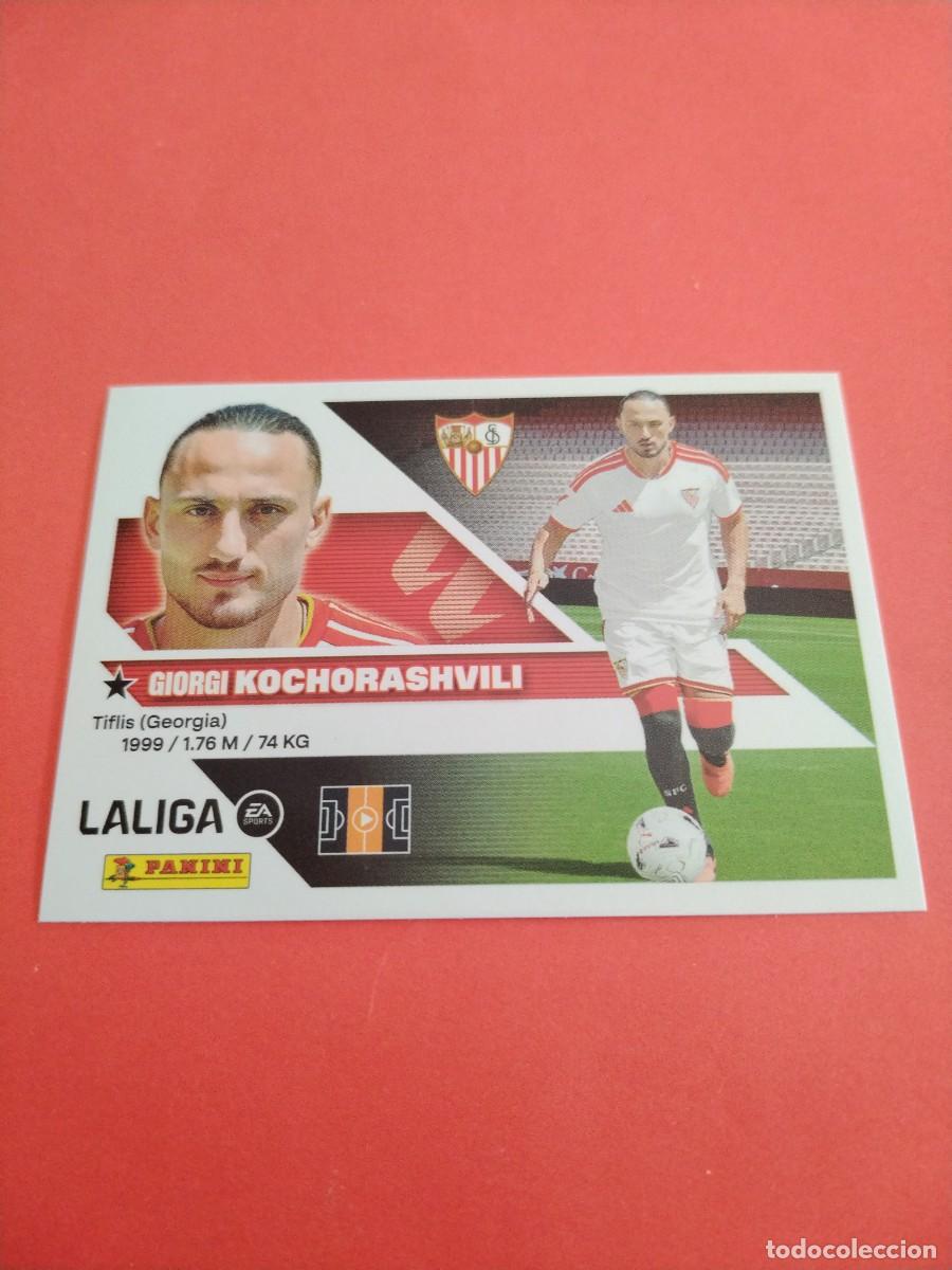 Cromos de f&uacute;tbol: ESTE 2026 2027 FICHAJE N 36 KOCHORASHVILI DEL SEVILLA