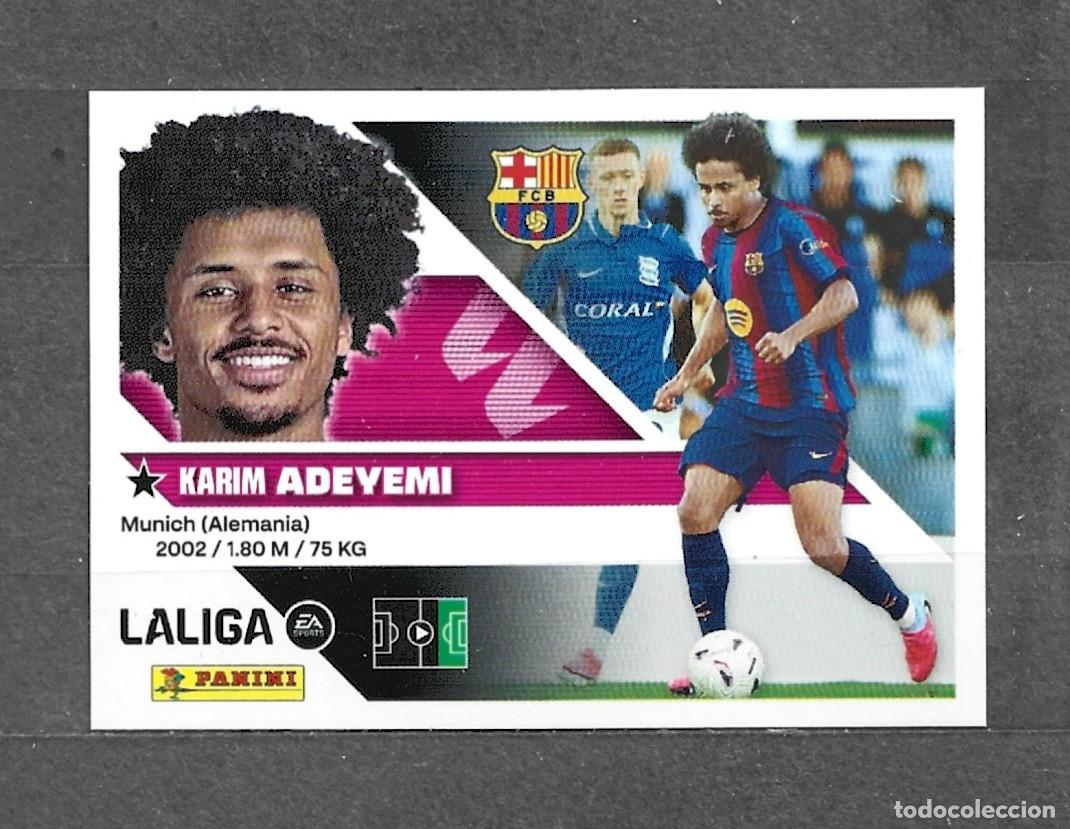 Cromos de f&uacute;tbol: Liga este 26/27 - Adeyemi - N&deg; 19 - FC Barcelona - ( Fichajes )