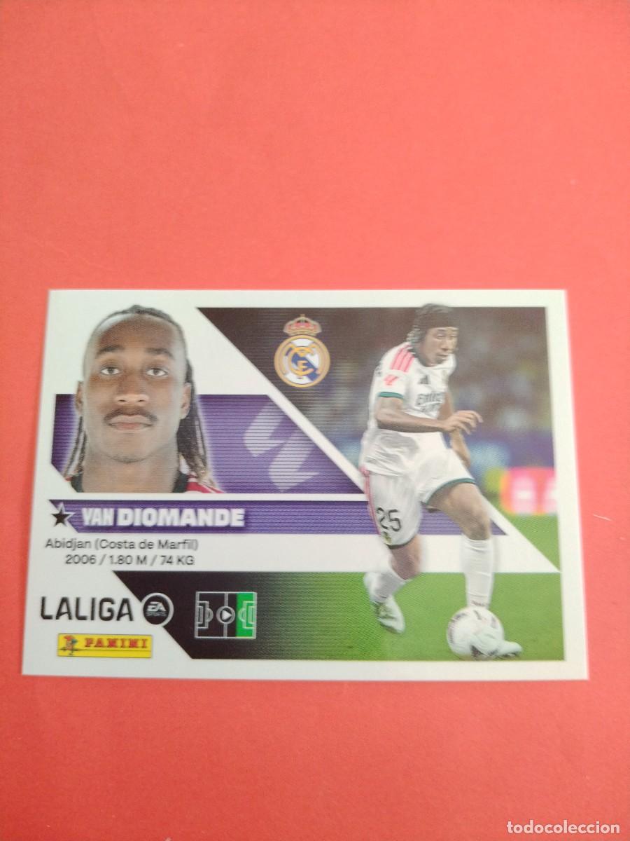 Cromos de f&uacute;tbol: ESTE 2026 2027 FICHAJE N 39 DIOMANDE DEL REAL MADRID
