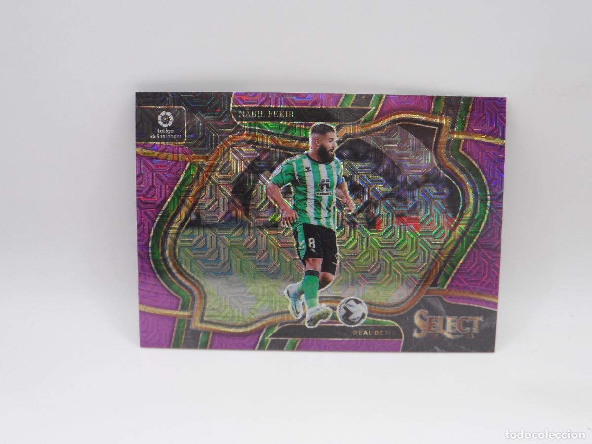 Cromos de f&uacute;tbol: 224 FEKIR PARALELA PURPLE MOJO BETIS PANINI SELECT 2022 2023 22 23 FIELD LEVEL