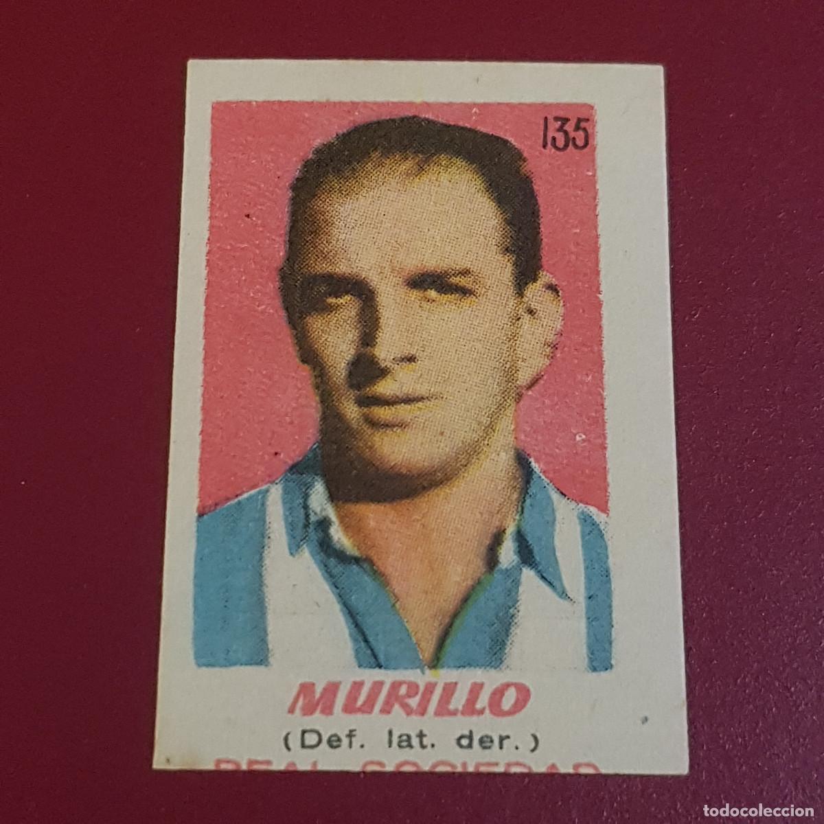 Cromos de f&uacute;tbol: BRUGUERA - ASES DEL FUTBOL - 1950 1951 - 50 51 - SOCIEDAD - MURILLO 135 - NUNCA PEGADO